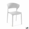 Chair Versa White 39,5 x 79 x 41,5 cm (4 Units)