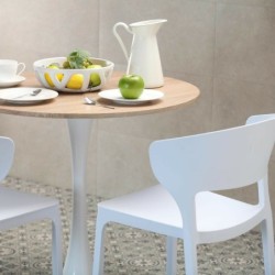 Chair Versa White 39,5 x 79 x 41,5 cm (4 Units)