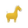 Fluffy toy Crochetts AMIGURUMIS MAXI Yellow Horse 94 x 90 x 33 cm