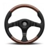 Racing Steering Wheel Momo Dark Fighter Ø 35 cm Wood Black