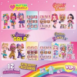 Doll with Pet Kookyloos Glitter Glam 1 Unit