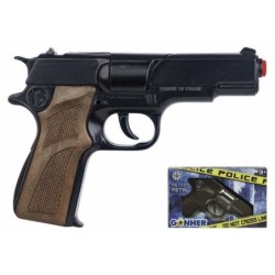 Cap Gun Gonher Black Police Officer