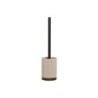 Toilet Brush Home ESPRIT Brown Black Beige Resin Acacia 9,5 x 9,5 x 38 cm