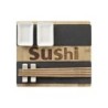 Sushi Set DKD Home Decor Black Natural Bamboo Board Oriental 25 x 22 x 3 cm