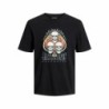 Child's Short Sleeve T-Shirt Jack & Jones Jorheavens Black