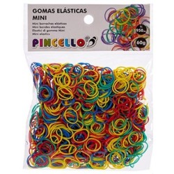 Elastic bands Mini Multicolour Ø 1,3 cm (12 Units)