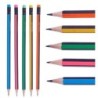 Pencil Set Stripes Multicolour Wood (12 Units)