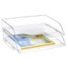 Filing Tray Archivo 2000 Black Transparent 26 x 35 x 7 cm