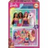 2-Puzzle Set   Barbie Girl         48 Pieces 28 x 20 cm