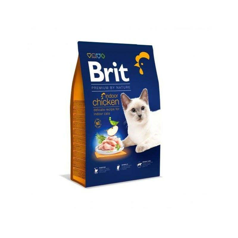 Cat food Brit PREMIUM BY NATURE INDOOR Adult Chicken 1,5 Kg