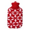 Hot Water Bottle EDM Red White Wool (2 L)