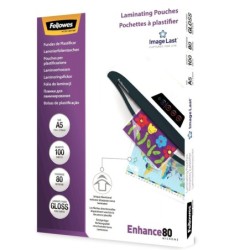 Laminating sleeves Fellowes ImageLast A5 100 Units Transparent A5