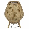 Desk lamp DKD Home Decor Brown Rattan 50 W (29 x 29 x 40 cm)