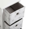 Chest of drawers Versa Grey Stars Wood 29 x 58 x 23 cm