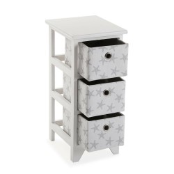 Chest of drawers Versa Grey Stars Wood 29 x 58 x 23 cm