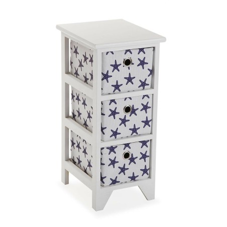 Chest of drawers Versa Blue Stars Wood 29 x 58 x 23 cm