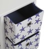 Chest of drawers Versa Blue Stars Wood 29 x 58 x 23 cm