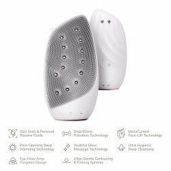 Cleansing Facial Brush Geske SmartAppGuided White 8-in-1