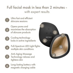 Cleansing Facial Brush Geske SmartAppGuided 9-in-1