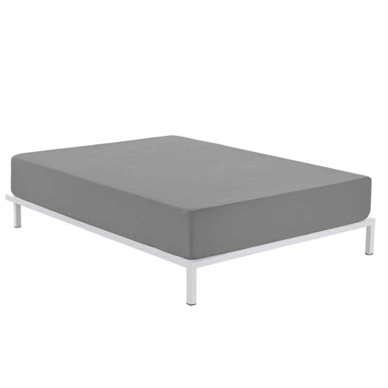 Fitted bottom sheet Alexandra House Living Dark grey