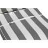 Cushion for lounger DKD Home Decor Hammock White Grey 190 x 60 x 5 cm