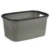 Laundry Basket Grey Plastic 36 L 36 x 25,5 x 53 cm (12 Units)