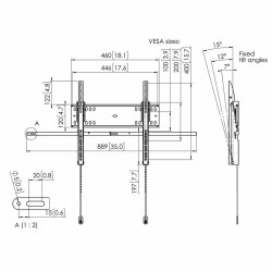 TV Mount Vogel's 7045100 55" 42" 50 kg