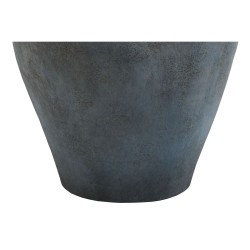 Vase Home ESPRIT Blue Grey Terracotta Oriental 25 x 25 x 44 cm