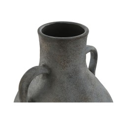 Vase Home ESPRIT Blue Grey Terracotta Oriental 25 x 25 x 44 cm