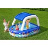 Inflatable Paddling Pool for Children Bestway Ship 213 x 155 x 132 cm White