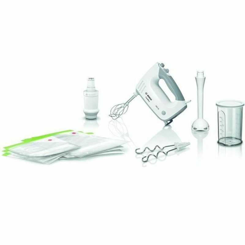 Multifunction Hand Blender with Accessories BOSCH ErgoMixx Beater Grey White 450 W