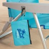 Beach Chair Aktive Foldable Blue 53 x 80 x 58 cm (2 Units)