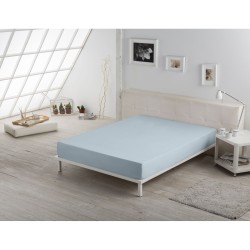 Fitted bottom sheet Alexandra House Living Blue Celeste 180 x 190/200 cm