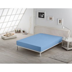 Fitted bottom sheet Alexandra House Living Blue Clear 180 x 190/200 cm