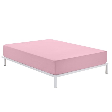 Fitted bottom sheet Alexandra House Living Pink 180 x 190/200 cm