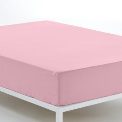 Fitted bottom sheet Alexandra House Living Pink 180 x 190/200 cm