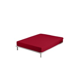 Fitted sheet Alexandra House Living Burgundy 180 x 190/200 cm