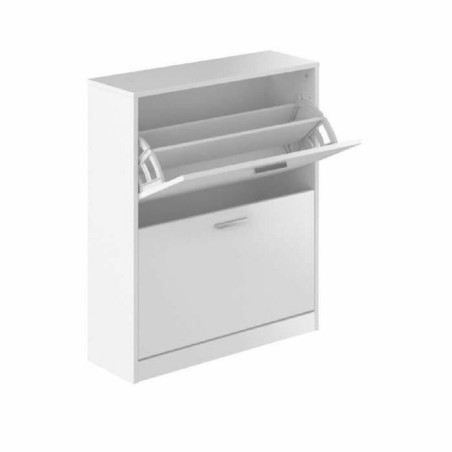 Shoe Rack ABS Melamin 74 x 25 x 87,4 cm White