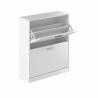 Shoe Rack ABS Melamin 74 x 25 x 87,4 cm White