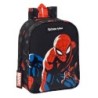 Child bag Spider-Man Hero Black 22 x 27 x 10 cm