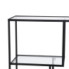 Shelves Black Crystal Iron 65 x 25 x 110 cm