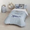 Duvet cover set Kids&Cotton Tabor Big Blue 155 x 220 cm