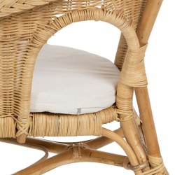 Armchair 57 x 58 x 80 cm Natural Rattan