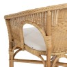 Armchair 57 x 58 x 80 cm Natural Rattan