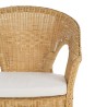 Armchair 57 x 58 x 80 cm Natural Rattan