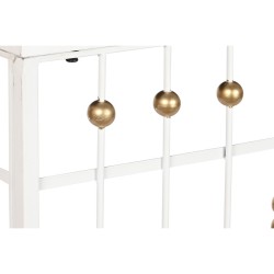 Console Home ESPRIT White Golden Mirror 120 x 40 x 80 cm