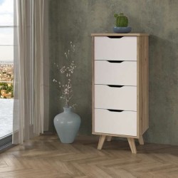 Chest of drawers Vankka Oak 45 x 42 x 108 cm 45 x 108,7 x 42 cm