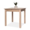 Expandable table Coburg Brown Natural Oak ABS Melamin 80-120 x 80 x 76,5 cm