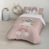 Duvet cover set Kids&Cotton Lavi Big Pink 155 x 220 cm