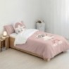 Duvet cover set Kids&Cotton Lavi Big Pink 155 x 220 cm